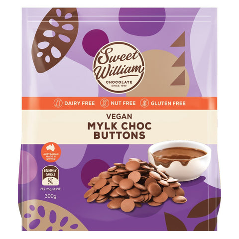 300g Mylk Choc Buttons - Sweet William