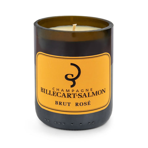 Billecart - Salmon Brut Rose Champagne & Strawberries Candle - Wine Candles
