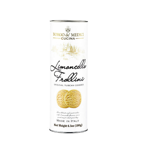 Borgo De Medici - Limoncello Italian Shortbreads in Tube 180g - Borgo De Medici