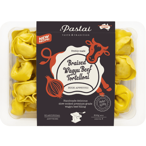 Braised Wagu Beef Tortelloni 500g - iPastai