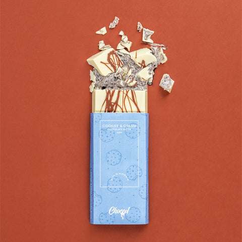 Cookies and Cream Chocolate Block (2 Pack) - Choced