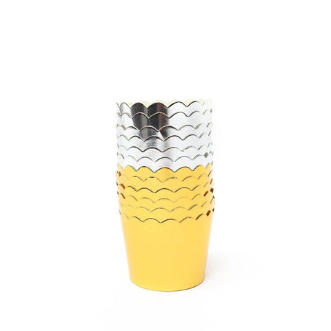 Foil Card Baking Cups (25 Pack) - Silver-PAPYRUS-iPantry-australia
