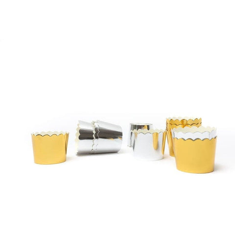 Foil Card Baking Cups (25 Pack) - Silver-PAPYRUS-iPantry-australia