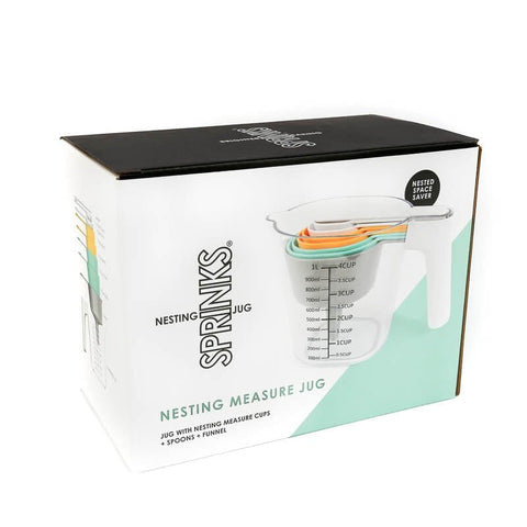 Jug With Nesting Measure Cups & Spoons-Sprinks-iPantry-australia