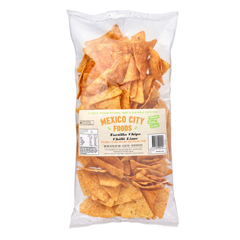 Mexico City Foods Tortilla Chips Chilli Lime - Mexico City Foods