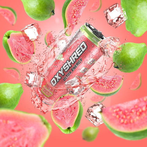 OxyShred Ultra Energy RTD Guava Paradise Can 355ml-Beverages-OxyShred-iPantry-australia