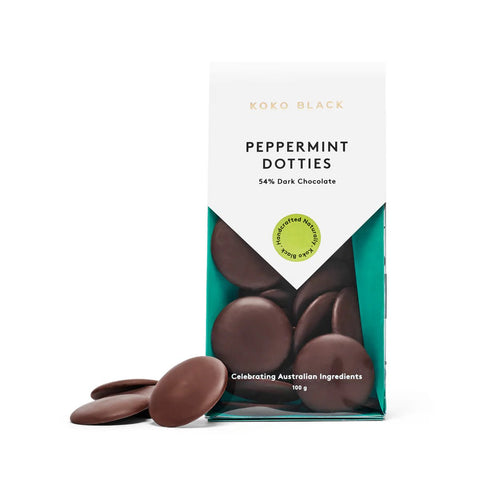 Peppermint Dotties Dark - Koko Black