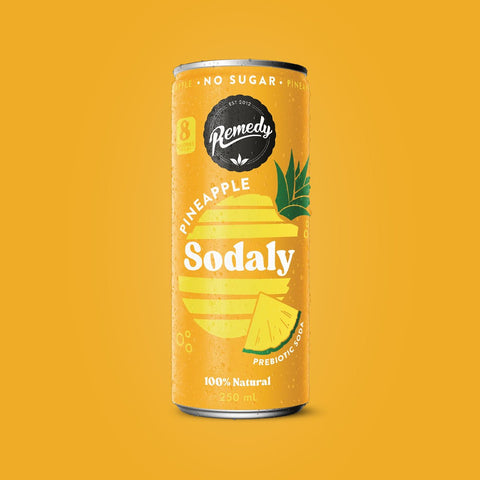 Pineapple Sodaly 4Pk 250ml - Remedy