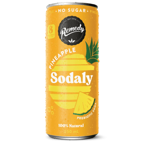 Pineapple Sodaly 4Pk 250ml - Remedy