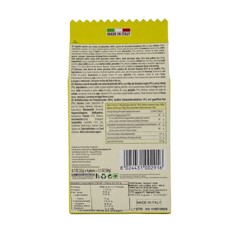 Pistacchio Cono Snack Box 4 x 25g - Messori