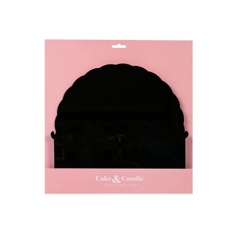 Plateau Gateau 3-Piece Cake Stand (Black)-Cake & Candle-iPantry-australia