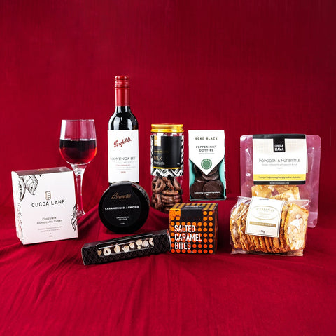Red Wine Indulgence Hamper - GiftSec