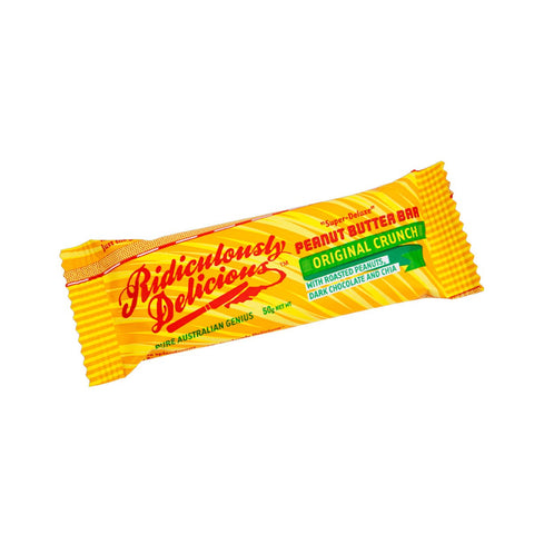 Ridiculously Delicious Peanut Butter Bar - Original Crunch - Ridiculously Delicious Peanut Butter