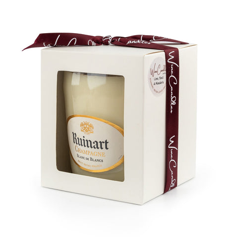 Ruinart Blanc de Blancs Lime Basil & Mandarin Candle - Wine Candles
