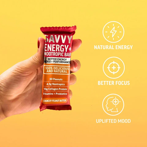 Savvy ENERGY+ Nootropic Bar - SAVVY