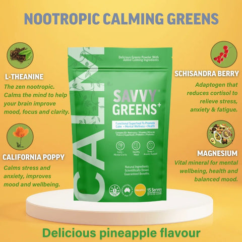 Savvy Nootropic GREENS+ CALM - SAVVY