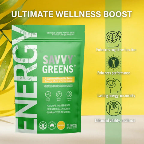 Savvy Nootropic GREENS+ ENERGY - SAVVY