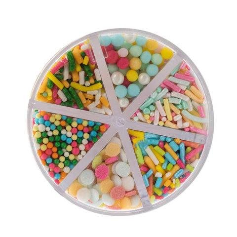 Spring Blend 6 Cell Sprinkles (85g)-Sprinks-iPantry-australia
