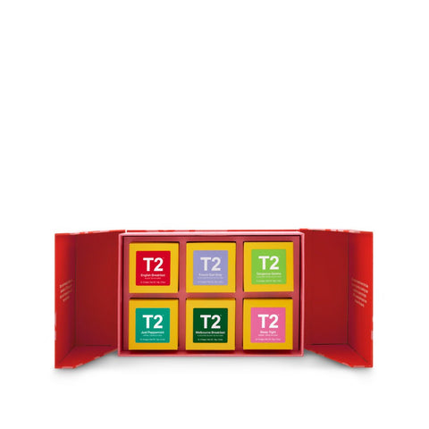 T2 Hall Of Fame Gift Pack (6 Teabag Mini Cubes) - T2