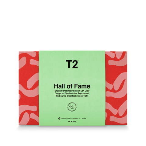 T2 Hall Of Fame Gift Pack (6 Teabag Mini Cubes) - T2