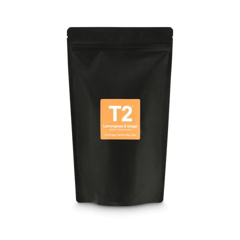 T2 Lemongrass & Ginger - Everyday Refill Foil 60 Teabags - T2