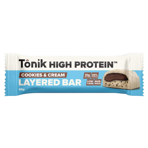 Tonik Protein Bars 60g - Cookies N Cream - Tonik