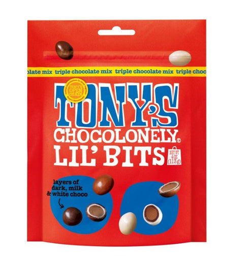Tony's Choc Lil' Bits Milk Triple Chocolate Mix 113g - Tony's Chocolonely