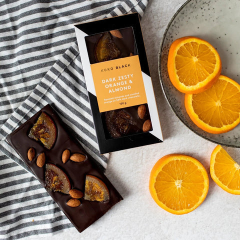 Zesty Orange & Almond Dark - Koko Black