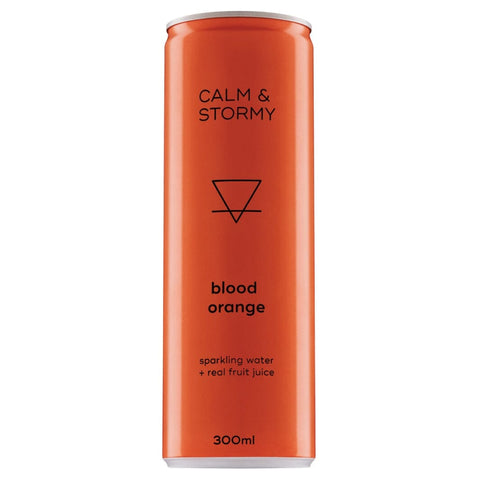 Calm & Stormy Blood Orange 300ml 4pk-Beverages-Calm & Stormy-iPantry-australia