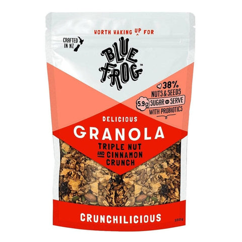 Granola Triple Nut Crunch 350g-Blue Frog-iPantry-australia