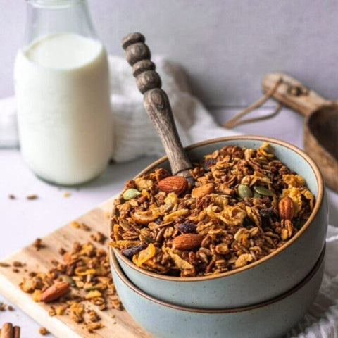 Granola Triple Nut Crunch 350g-Blue Frog-iPantry-australia
