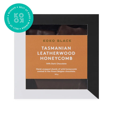 Leatherwood Honeycomb Dark 100g-Indulgence-Koko Black-iPantry-australia