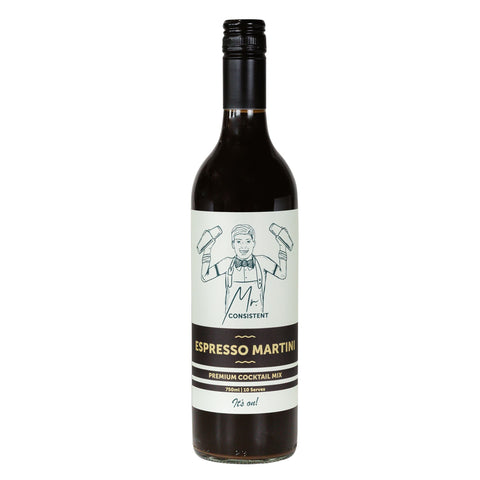 Mr. Consistent Espresso Martini Mix 750ml-Alcohol-Mr. Consistent-iPantry-australia