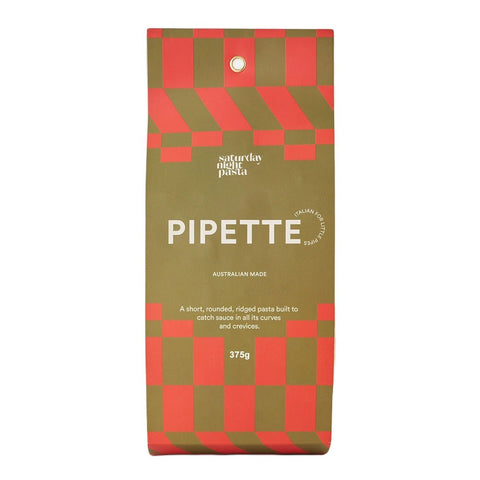 Dried Pipette Pasta 375g - Saturday Night Pasta