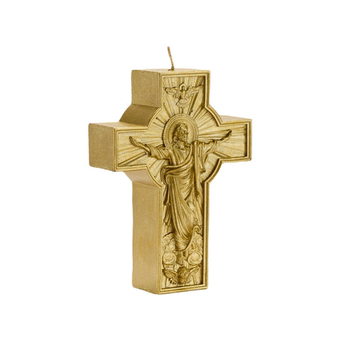 Gold Cross Candle - Love Ally