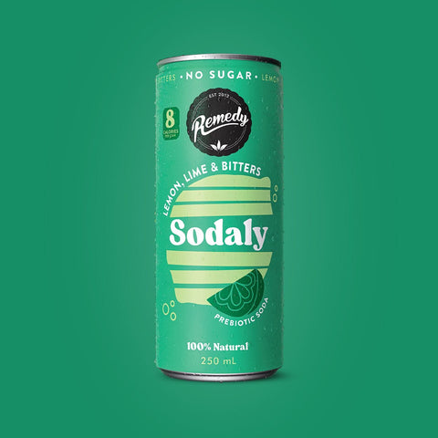 Lemon Lime Biters Sodaly 4Pk 250ml - Remedy