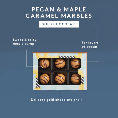 Pecan & Maple Caramel Marbles Gold - Koko Black