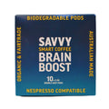 Savvy Coffee Pods with nootropics - 10 x Double Shot Compostable - SAVVY