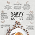 Savvy Coffee Pods with nootropics - 10 x Double Shot Compostable - SAVVY