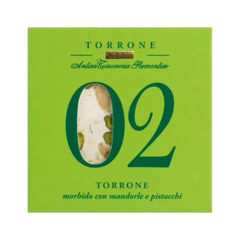 Torrone Morbido Pistachio And Almond 80g - Antica Torroneria