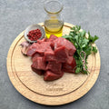 Grass Fed Beef Round Diced Steak - Medium Cut (Approx. 500g)-Mathews Butcher-iPantry-australia